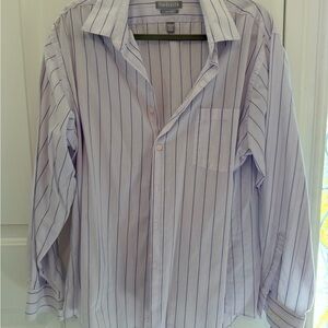 Van Heusen Men's Light Purple Striped Shirt